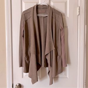 BLANK NYC Stretch Suede like Drape Jacket size XS